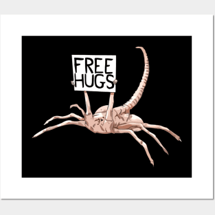 Funny free hugs Posters and Art